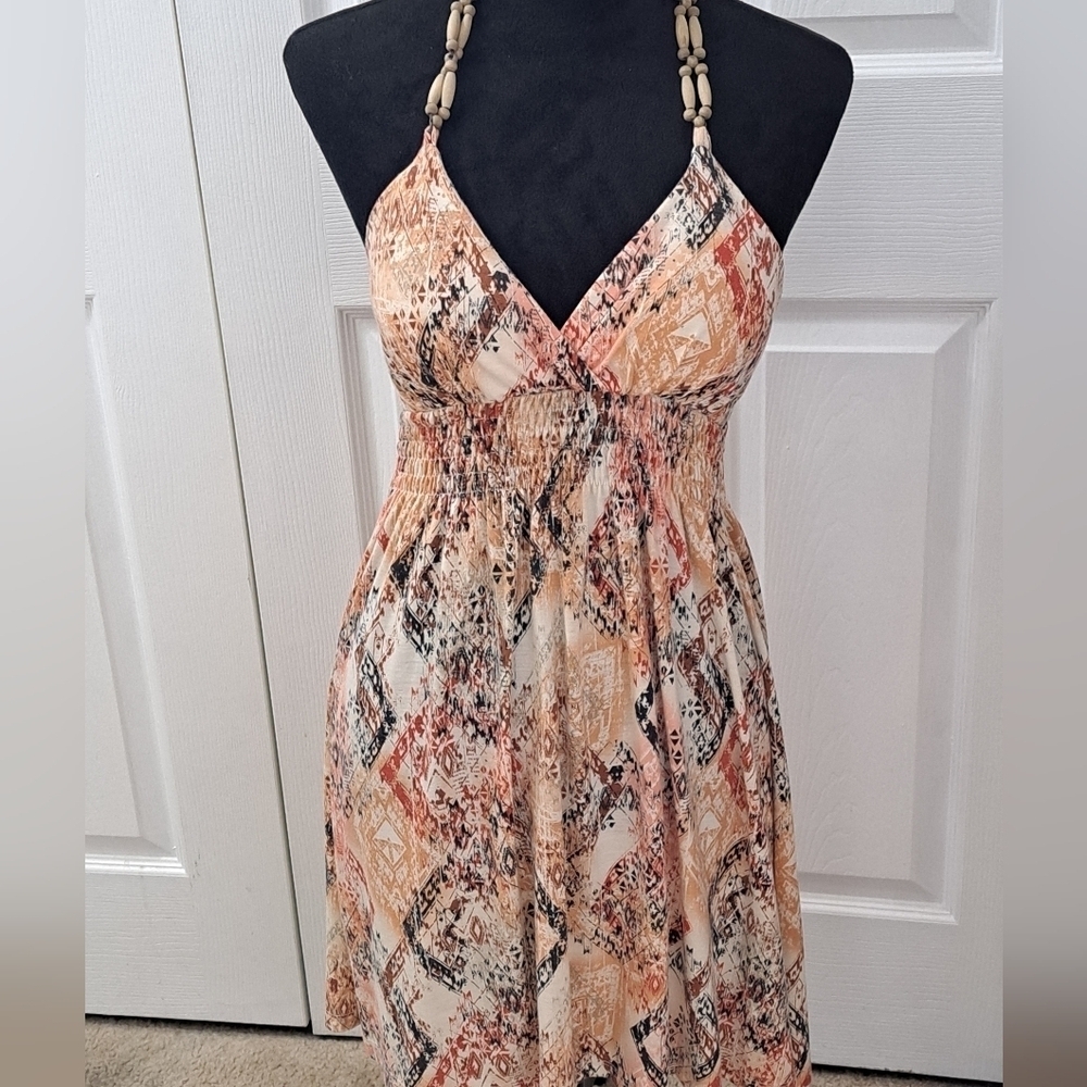 Eye Candy Multicolor Halter Dress   Size M